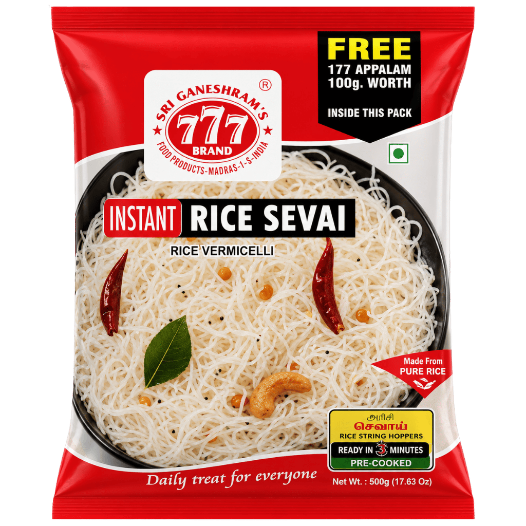 Sri Ganeshram's 777 Instant Rice Sevai 500 g buy online USA - 1